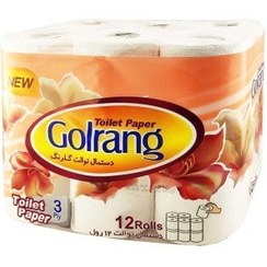 تصویر دستمال کاغذی دلسی 12 رول گلرنگ 