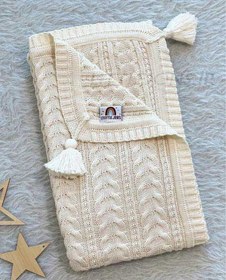 تصویر پتوی بافت بدون خز 