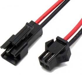 تصویر کانکتور SM دو پین سیم دار نر و مادگی 