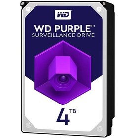 تصویر هارددیسک اینترنال وسترن دیجیتال مدل Purple WD42PURZ ظرفیت 4 ترابایت(اصل) Purple WD42PURZ4tb