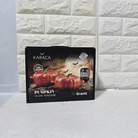 تصویر قابلمه کاراجا مدل Pumpkin سایز 14 