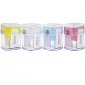 تصویر تبدیل دو شاخه برق هادرون چراغ دار 