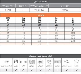 تصویر مفصل رزینی BT2 1/2 برنا الکترونیک 