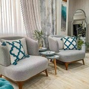 تصویر مبل راحتی مینیمال مدل حلالی Ali Sofa