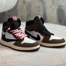 تصویر کتونی air jordan1 موکا Air jordan1 travis