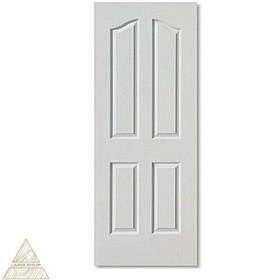 تصویر درب اتاقی اچ دی اف چهار قاب - HDF روکش PVC HDF room door, four frames