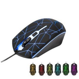 تصویر ماوس سیمدار گیمینگ وسدار مدل WESDAR MOUSE X66 