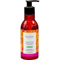 تصویر ژل شستشو دیپ سنس مدل Tropical Fruits Deep Sense Face Wash Gel For Dry Skin 250 ml