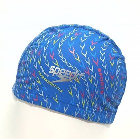 تصویر کلاه شنا pu اسپیدو رنگی 
