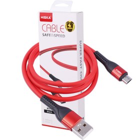 تصویر کابل تبدیل USB به میکرو USB هیسکا مدل LX301 Hiska LX301 USB to micro USB cable