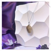 تصویر آویز فسیل مرجان با زنجیر کد N56 