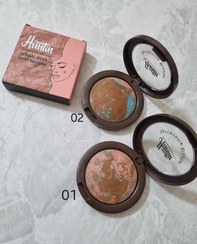 تصویر رژگونه پودری شایندار هانتین مدل تراکوتا - ۰۲ 