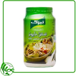 تصویر سس مایونز با چربی کاهش یافته تبرک 900 گرمی 