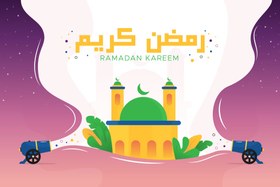 تصویر وکتور پس زمینه جشن رمضان 19 