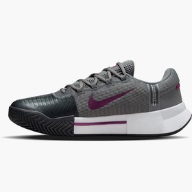 تصویر کفش تنیس مردانه نایک Nike Zoom GP Challenge 1 Hard Court Tennis Shoe- خاکستری/بنفش 