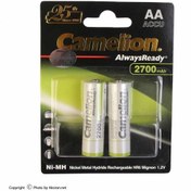 تصویر باتری قلمی شارژی کملیون ۲ عددی ظرفیت ۲۷۰۰ میلی آمپر مدل Always Ready 