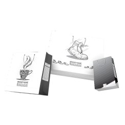 تصویر ساک دستی تک رنگ گلاسه 170 گرم سلفون 