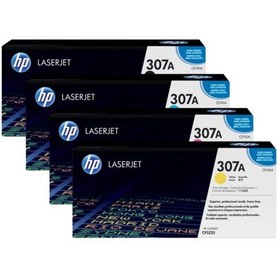 تصویر تونر لیزری اچ پی مدل 307 A CE742A 307A Yellow LaserJet Toner Cartridge