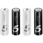 تصویر پک 4 عددی باتری قلمی شارژی شیائومی Xiaomi ZMI ZI5 AA Rechargeable Battery 