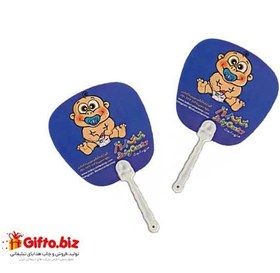 تصویر بادبزن تبلیغاتی مدل Mo-04 