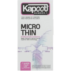 تصویر ویژگی‌های کاندوم بسیار نازک کاپوت Kapoot MICRO THIN: بسیار بسیار 