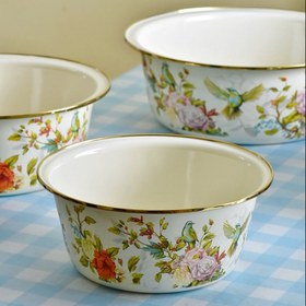 تصویر لگن لعابی طرح گنجشک 