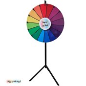 تصویر گردونه شانس پیچک مدل ایستاده ۱۶ خانه 