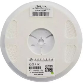 تصویر RESISTOR 1KOHMS 1206 5% SMD 