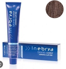 تصویر بیونیک رنگ مو اینبریا آیس کریم بایونیک بدون آمونیک حجم 100 میل شماره ۷/۷ - Inebrya Bionic Color 7/7 Gianduia Chocolate 