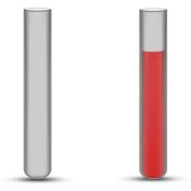 تصویر لوله آزمایش نیمه شفاف 12*75 نشکن 