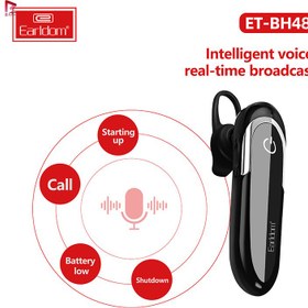 تصویر هندزفری تک‌ گوش ارلدام BH48 Earldom BH48 Bluetooth Headset