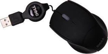 تصویر موس سیم جمع مینی DELL K-T051M DELL K-T051M Optical Mouse