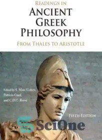 تصویر دانلود کتاب Readings in ancient greek philosophy - from thales to aristotle - قرائت در فلسفه یونان باستان - از تالس تا ارسطو 