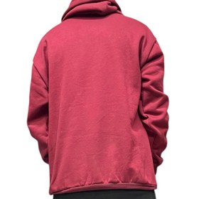 تصویر هودی ساده مردانه جنس پنبه اسپان تراکم بالا Men's hoodie