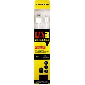 تصویر کابل تبدیل USB به لایتنینگ کینگ استار مدل K01 i طول 0.2 متر 