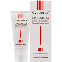 تصویر کرم ضد لک سیسپرسا لیپوزومال 5% سیستامین 50 میل Cyspersa Liposomal 5% Cysteamine Pigment Corrector Cream 50Ml