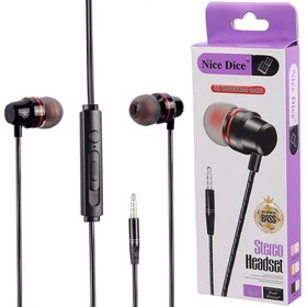 تصویر هندزفری سیمی Nice Dice مدل HF-15 Nice Dice HF-15 Weird Handsfree