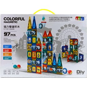 تصویر مگنت تایل 97 قطعه 