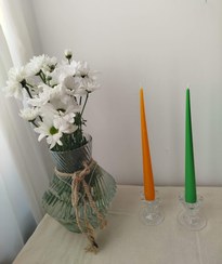 تصویر شمع قلمی مدل نوک تیز خرید مستقیم از تولید کننده بسته ۶ تایی 