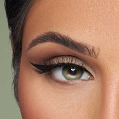 تصویر لنز رنگی دهب مدل DN103 رنگ نچرال گرین 