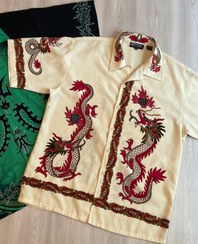 تصویر پیراهن هاوایی دراگون Dragon hawaeii shirt