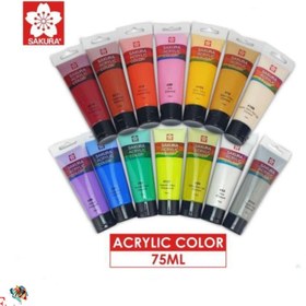 تصویر رنگ اکریلیک ساکورا 75 میل 