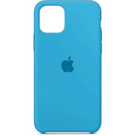 تصویر قاب سیلیکونی اصلی iPhone 11 Pro سرمه ای Siliconi Cover Case For iPhone 11 Pro