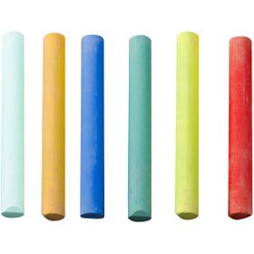 تصویر گچ رنگی بسته 6 عددی گچ رنگی بسته 6عددی