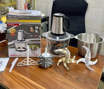 تصویر خردکن سیلور کرست مدل KR2023 ظرفیت ۸ لیتر با ۶ تیغه تیتانیوم 