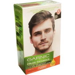 تصویر کیت رنگ مو مردانه گارنیک شماره 5 Men Hair Color Cream Kit