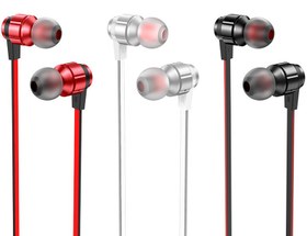 تصویر هندزفری سیمی هوکو مدل M85 HOCO M85 Platinum, wired earphones with mic