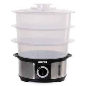 تصویر بخارپز جیپاس مدل GFS63025UK Geepas GFS63025UK Food Steamer 12L Capacity