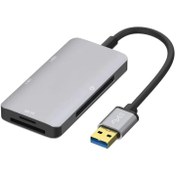 تصویر رم ریدر اونتن مدل USB3.0 CF/TF/SD card reader with 2port USB OTN-8107 