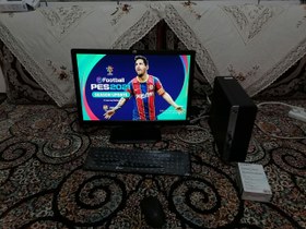 تصویر کامپیوتر کامل مینی کیس 705g4 Pack Hp 705 g4. Monitor 22.